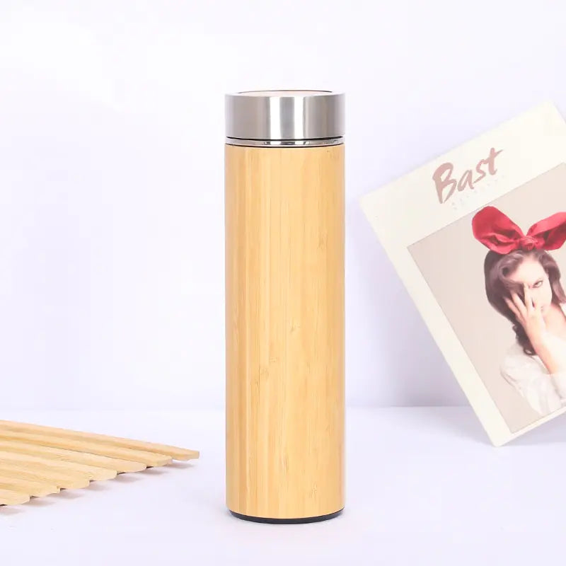 Bamboo Wooden Thermos Pi-Mart