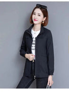 2023 New Spring Women's Jackets Causal Windbreaker Famale Thin Basic Coat Lightweight Jacket Outwear Women Clothing Lootquake LLC