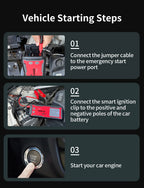 GOOLOO 4000A 12V Charger External Battery Booster 24000mah Car Jump Starter Car Battery PD100W Fast Charging Portable Power Bank Lootquake LLC