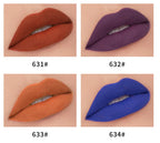 Matte Liquid Lipstick Waterproof Long Lasting Sexy Velvet Lip Gloss Nude Pigment Red Black Women Beauty Makeup Cosmetics