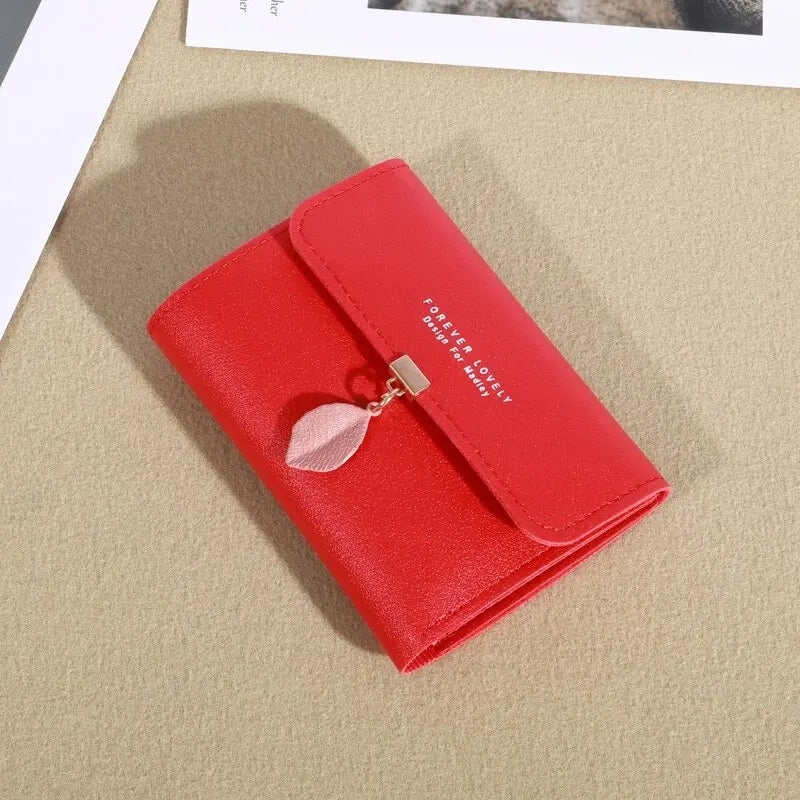 Trifold Clutch Coin Purse, Minimalist Credit Card Holder, Women's Casual Wallet Lootquake LLC