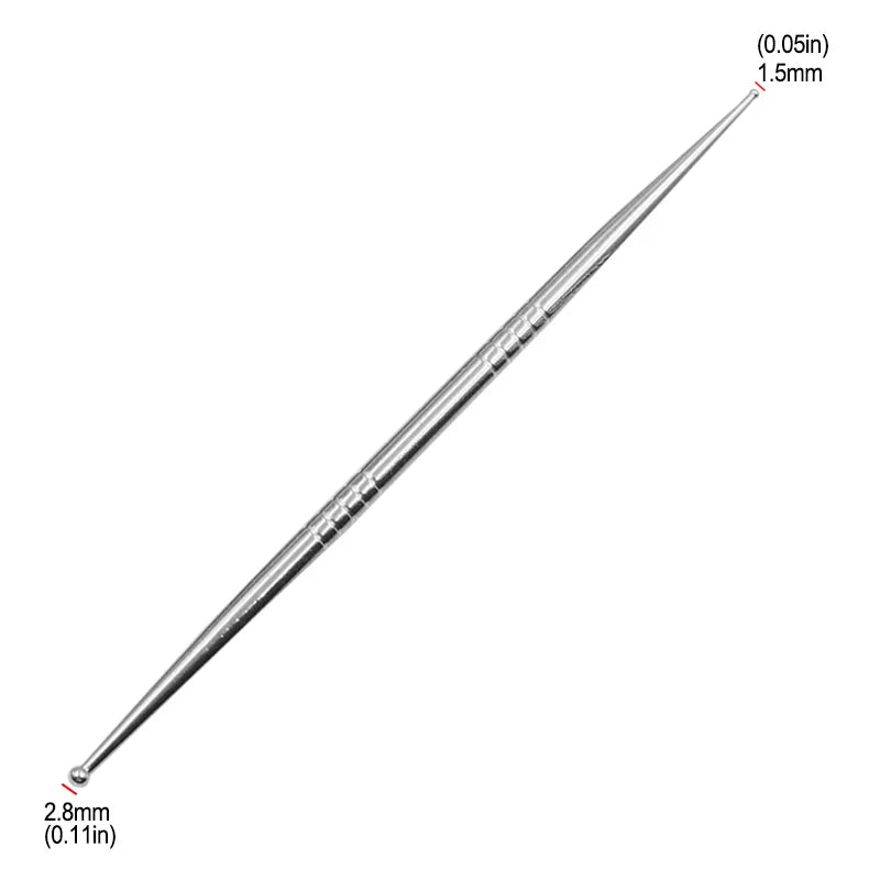 Stainless Steel Soft Pottery Clay Carved Tools Double Head Sculpture Pottery Model Tool DIY