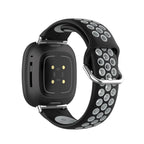 Fitbit Versa & Sense Silicone Band - Breathable Stylish Straps - SJB-DIAMOND ELITES