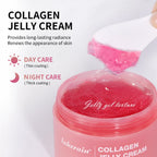 Collagen Jelly Cream Improving Skin Elasticity Tightening Soothing Moisturizing Anti-Aging Firmness Hydration Skincare Face Gel Lootquake LLC