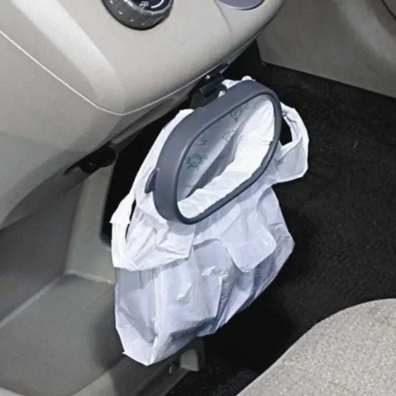 Portable Mini Car Trash Bin Hanging Storage Box Eco-friendly Universal Cars Garbage Dustproof Storages Bins Auto Accessories