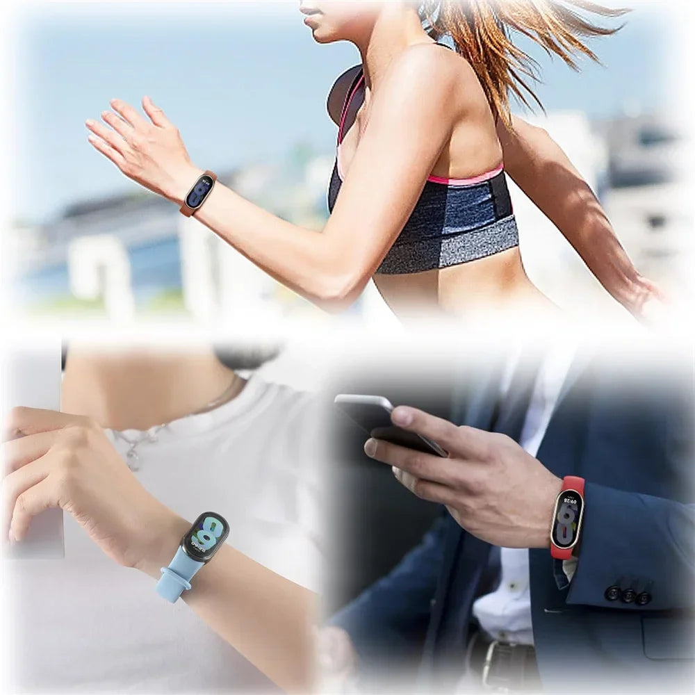 Sport Watchbands For Xiaomi Mi band 8-9 NFC Replacement miband9/8 silicone Bracelet waterproof Strap smart mi band 9 Accessories Lootquake LLC