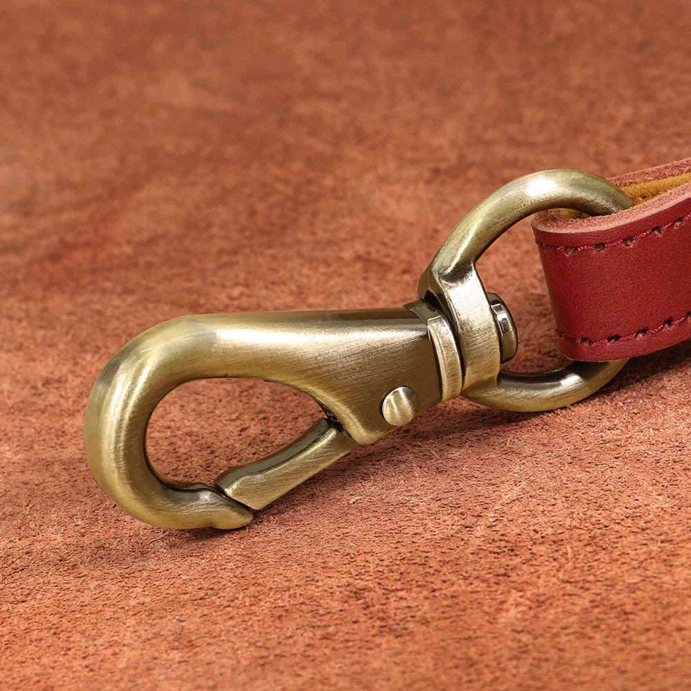 The Classic Leather Lead - Premium Dog Leash Fashioned Furbabies