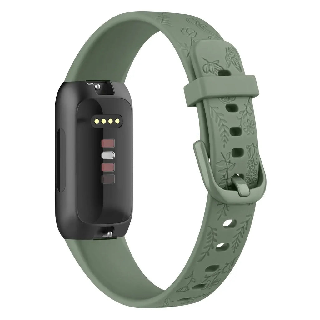 Fitbit Inspire 3 Silicone Band with Designs – Stylish Patterned Strap - SJB-DIAMOND ELITES