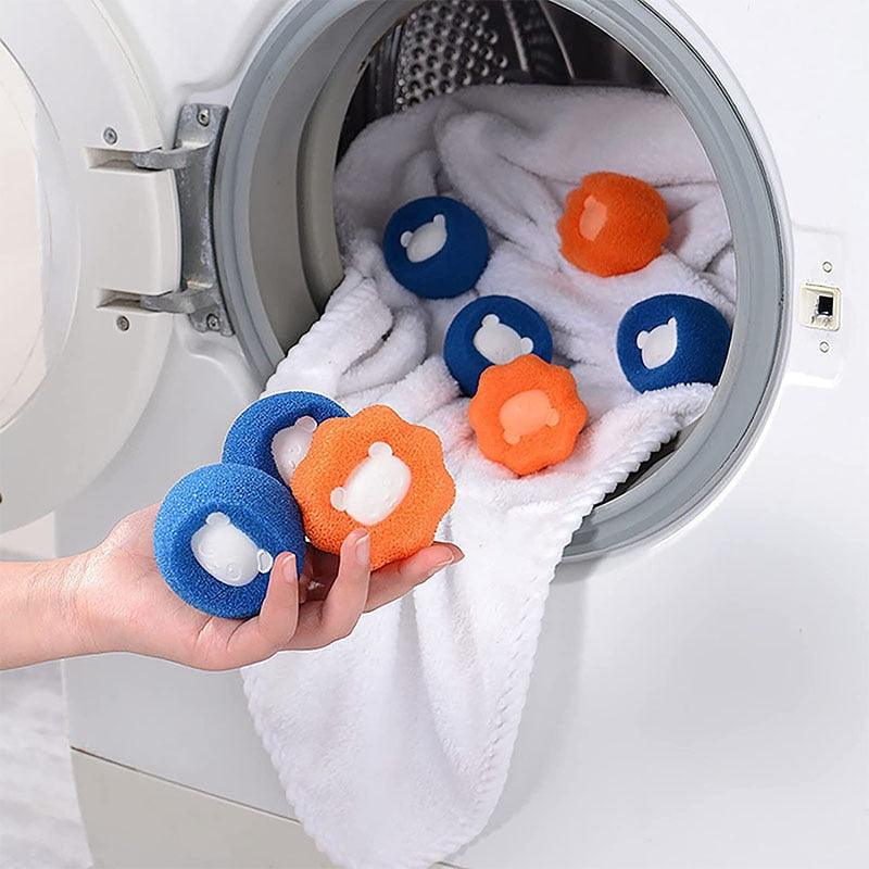 1-5pcs Pet Hair Remover Reusable Ball Laundry Washing Machine Filter Wool Sticker Cat Hair Remover Pet Fur Lint Catcher Home Reusable Pet Hair Remover Washing Machine Hair Catcher Dryer Ball Laundry Washing Scrubbing Ball Stevvex