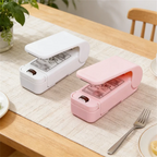 Foods Storage Sealing Machine,Handheld Mini Heat Bags Package Sealer,Plastic Bags Clips, Snack Vegetables and Fruits Keep Fresh