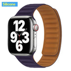 Apple Watch Leather Band - Premium Magnetic Loop Strap