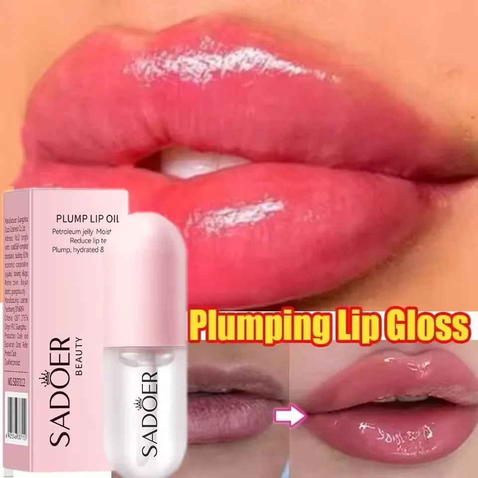 Lip Plumping Essential Oil Instant Sexy Lip Care Nourishing Antiwrinkle Moisturising Ultimate Plumping Lip Gloss Serum Cosmetics Lootquake LLC