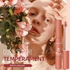 Nude Matte Lip Gloss 12 Colors Long-lasting Velvet Lipstick Waterproof Non-fade Non-stick Cup Lipsticks Women Makeup Cosmetic