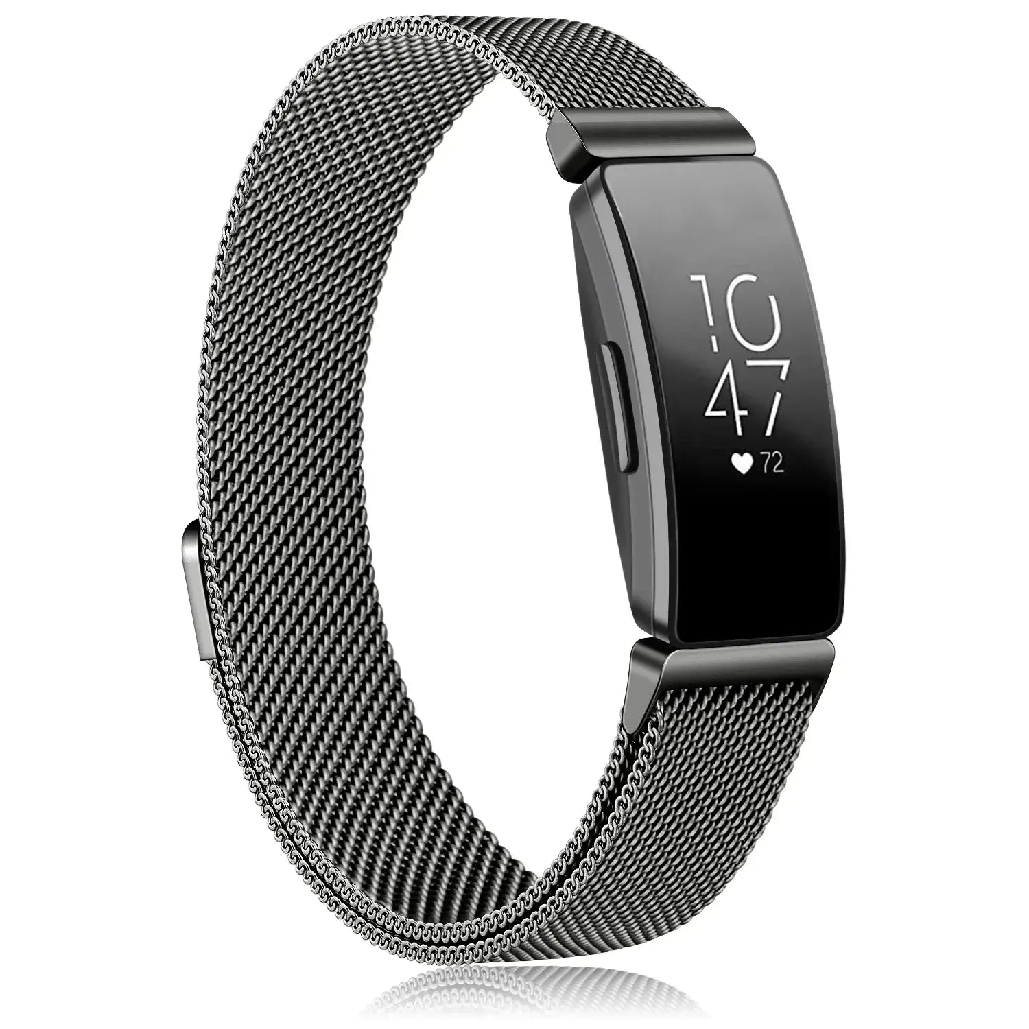 Fitbit Inspire 2, 1, HR Stainless Steel Magnetic Band - Mesh - SJB-DIAMOND ELITES