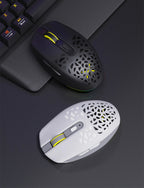 Delux M820DC PAW3335 Wired + Wireless + Bluetooth Gaming Mouse 80 Million Clicks 16000 DPI RGB Rechargeable Mice For Computers Lootquake LLC