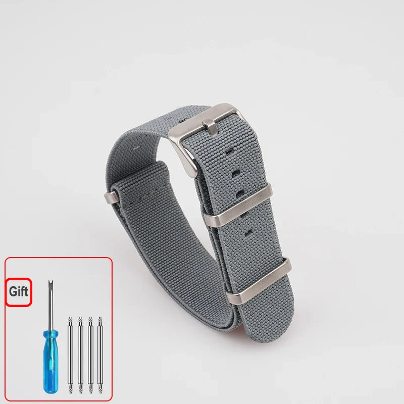 Amazfit Nylon Watch Band NATO Strap Waterproof Washable Elastic