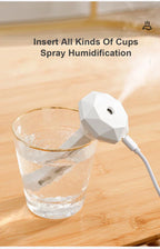LED Lamp Air Humidifier USB Essential Oil Diffuser Car Purifier Aroma Anion Mist Maker with Romantic Light Portable Humidifier Lootquake LLC