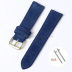 Motorola Moto Vintage Suede Leather Quick Release Watch Band Strap