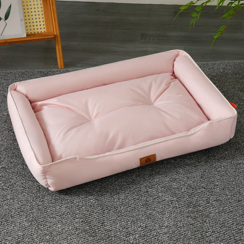 Waterproof Dog Bed 600D Oxford Pet Dogs Beds for All Seasons Thickened PP Cotton Filling Bite-resistant Pet Mat Dog Accessories Lootquake LLC