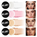 4 Colors Matte Loose Powder Face Whitening Skin Finish Transparent Pink Nude Mineral Makeup Cosmetic Foundation Setting Powder Lootquake LLC