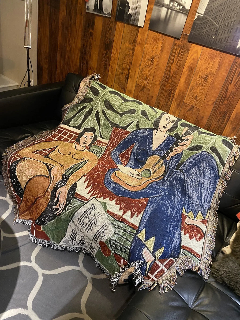 Casual Blankets Bed Decoration Woman Henri Matisse Carpet Sofa Sofa Blanket Throw Blankets Leisure Rug Single Tapestry drop ship Lootquake LLC
