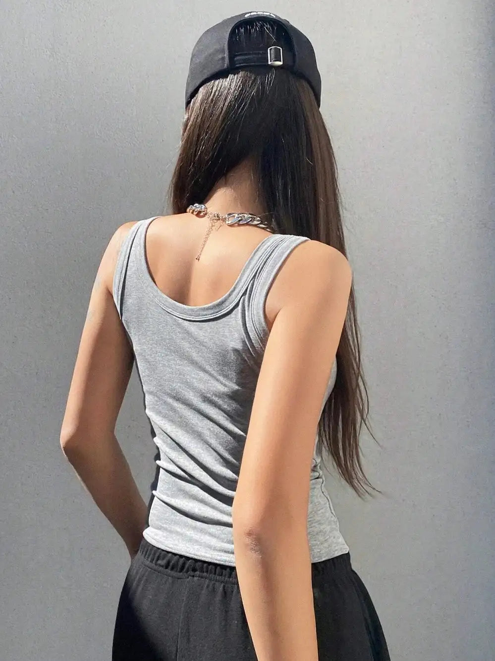 Camisole Tank Soft Cotton Top Women Summer Outfits Tight And Sexy Tank Top Knitted Bottom Shirt And Sleeveless Top For Outerwear