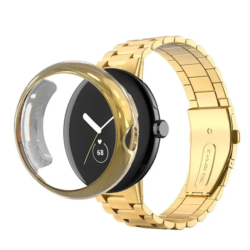 Google Pixel Stainless Steel Band and Case - Premium Design BandsCo Straps