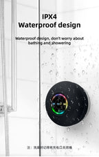 Mini Bluetooth Speaker Waterproof Bathroom Audio Wireless Shower Speakers RGB Light for Phone Soundbar Hand Free Car Loudspeaker Lootquake LLC