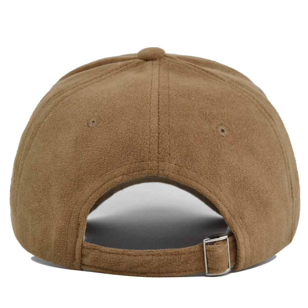 Solid Suede Retro Baseball Caps For Men Women Spring Autumn Street Snapback Hip Hop Hat Adjustable Faux Fur Sunscreen Visor Cap Lootquake LLC