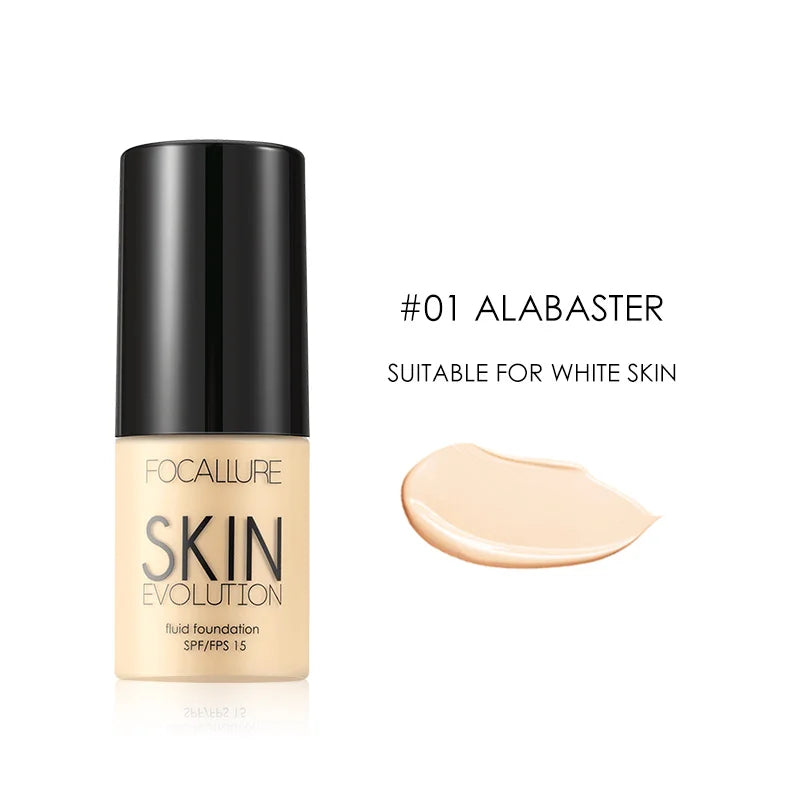 Focallure 8 Colors Face Foundation Makeup Base Liquid Foundation Cream Full Coverage Concealer Moisturizing Face Make Up Lootquake LLC