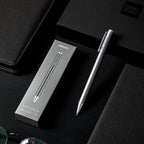 DELI Metal Sign Pen 0.5mm Gel Pens Golden Silver Color Metallic Writing Pen with Refills Smooth Writing School Office Supplies Lootquake LLC