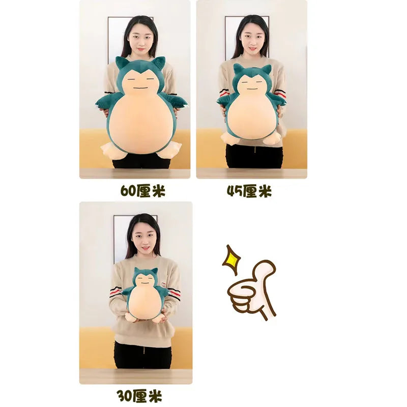 30-60Cm Pokemon Plush Big Size Snorlax Anime Figure High Quality Pet Action Doll Model Plush Stuffed Toy Children Christmas Gift Lootquake LLC