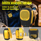 Wearable Bluetooth-Compatible5.3 Speaker with Strap Magnetic Clip-On Wireless Portable Speakers Small Speaker for Cycling/Hiking Lootquake LLC