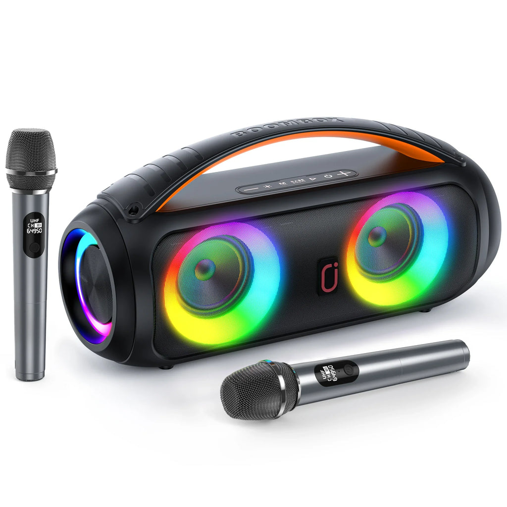 Portable Bluetooth Wireless Speaker, Loud Boombox Speaker with Subwoofer, Powerful Deep Bass Stereo Sound, IP65 Waterproof Lootquake LLC