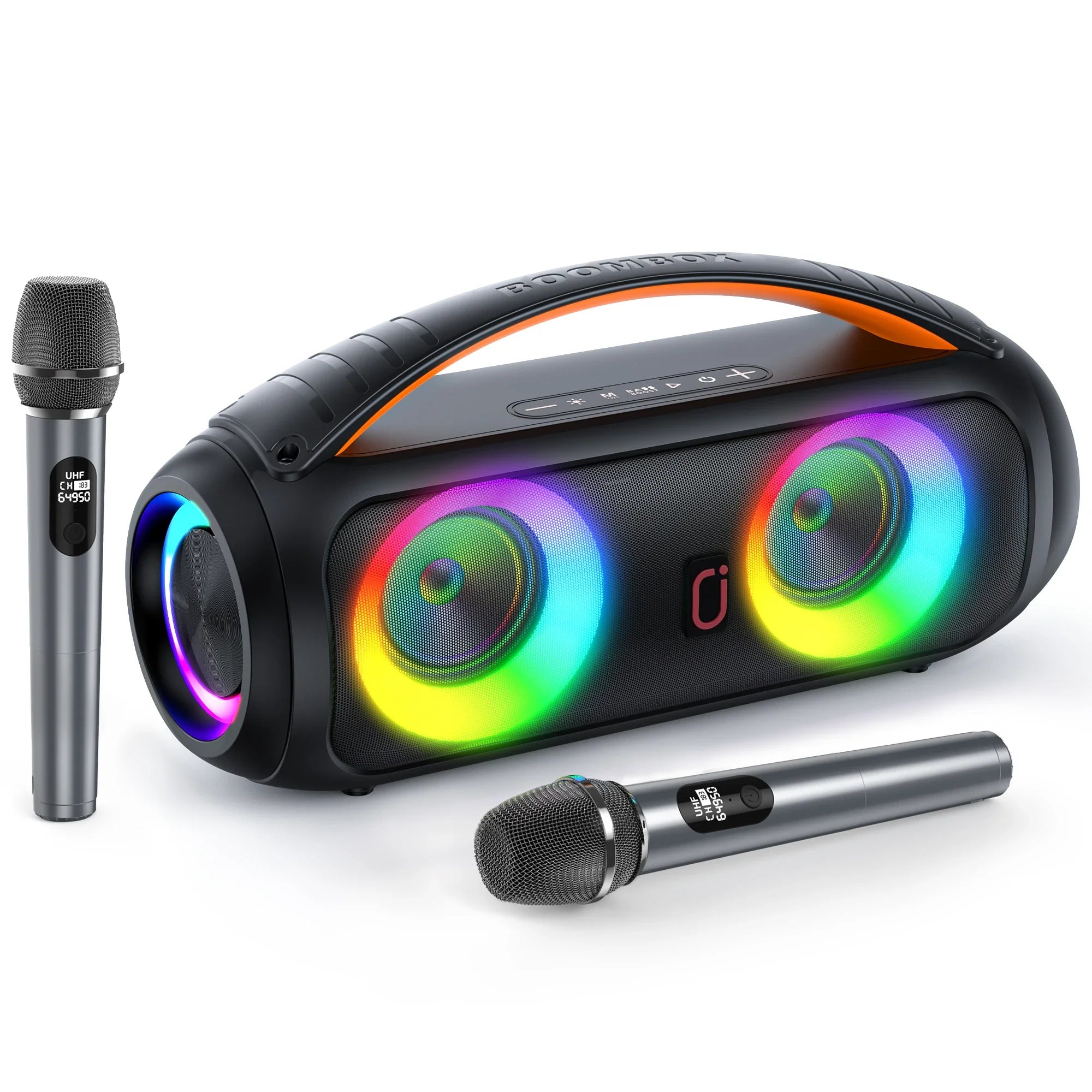 Portable Bluetooth Wireless Speaker, Loud Boombox Speaker with Subwoofer, Powerful Deep Bass Stereo Sound, IP65 Waterproof Lootquake LLC