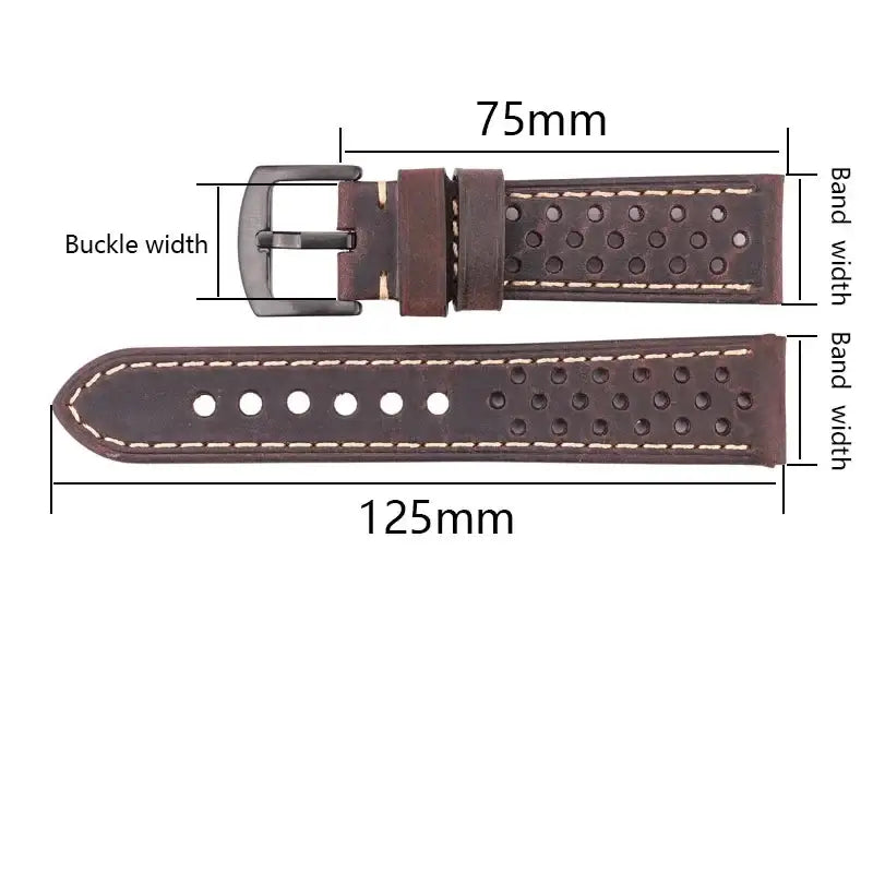 Samsung Galaxy Watch Leather Band - Breathable Classic Style - SJB-DIAMOND ELITES