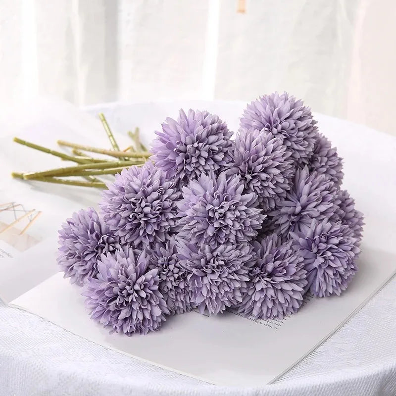 3/6Pc Hydrangea Artificial Flowers Bouquet Boho Home Bedroom Decor Wedding Decoration Craft Vases Flower Arrangement Accessories Lootquake LLC