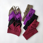 Women's Seamless High Waist Yoga Gym Set THRIXINE