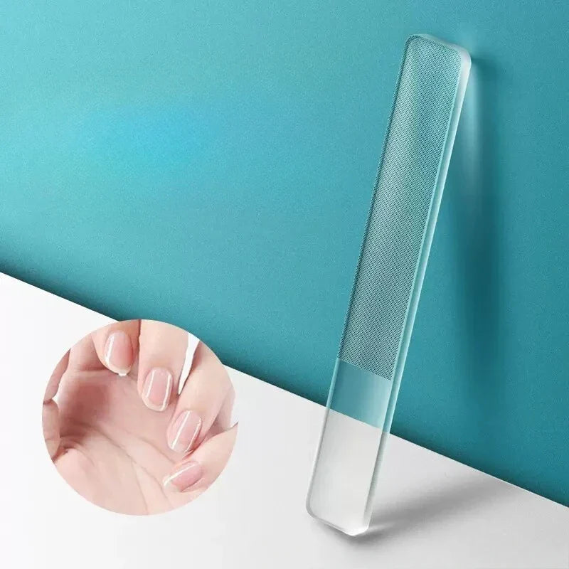 Nano Glass Nail Files Professional Polishing Manicure Art Tool  Washable Make Nails Brighten Easily Like Nail Polish