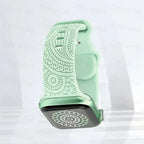 Apple Watch Silicone Strap - Stylish, Engraved Design - SJB-DIAMOND ELITES