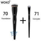 Pro 70 Big Foundation Brush Cream Foundation Makeup Brush Chubby Professional Synthetic Hair Face Contour Foundation Makeup Tool