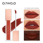 O.TWO.O 12 Color Liquid Lipstick Matte Finish Sexy Silky Lip Gloss Waterproof Kiss-proof Lasting Lip Glaze Lip Tint Cosmetics Lootquake LLC