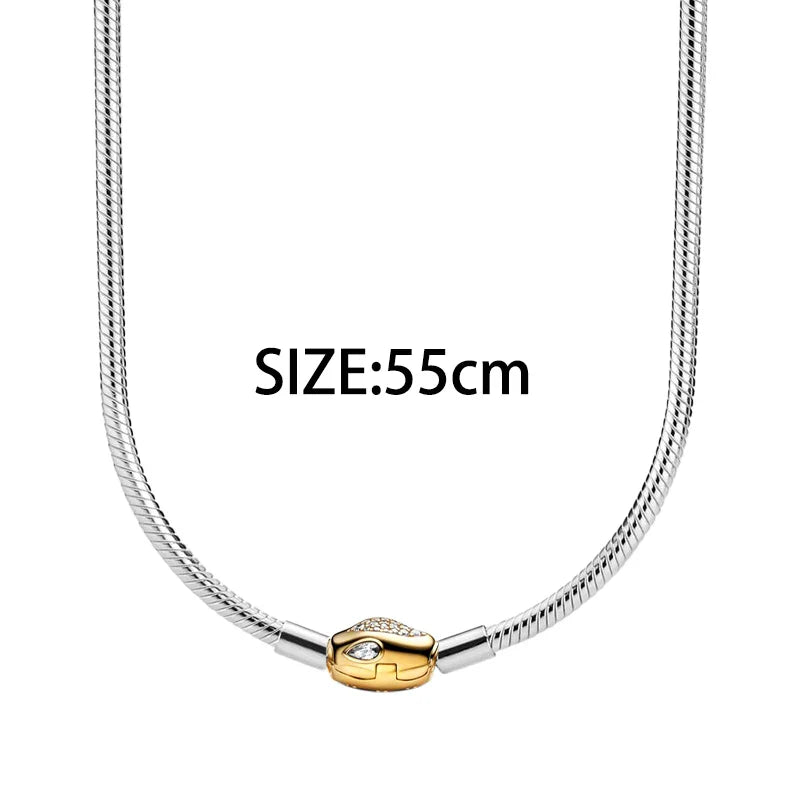 925 Silver Valentine's Day Snake Year Series Pendant Suitable for 925 Sterling Silver Original Women's Bracelet DIY Jewelry Gift Lootquake LLC