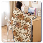Warm Plush Blanket Comfortable 2024 New Winter Blanket Cartoon Four Season Flannel Soft Bed Cover Office Napping Blanket Lootquake LLC
