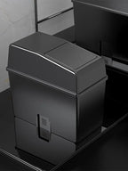 Trash Bin for Car Trash Can Garbage Box Car Trash Can with Lid Waterproof Dustbin Garbage Container for Vehicles SUVs Trucks