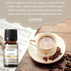 EUQEE 10ML Coconut Vanilla Bubble Gum Fragrance Oil For Making Candle, DIY Soap Coffee Cake Cedarwood Premium Aroma Oils Lootquake LLC