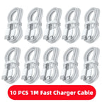 1-10PCS USB C Cable to USB C 100W Fast Charging Charger Cable Supports Fast Charging For iPhone 16 17 Samsung Xiaomi Huawei etc