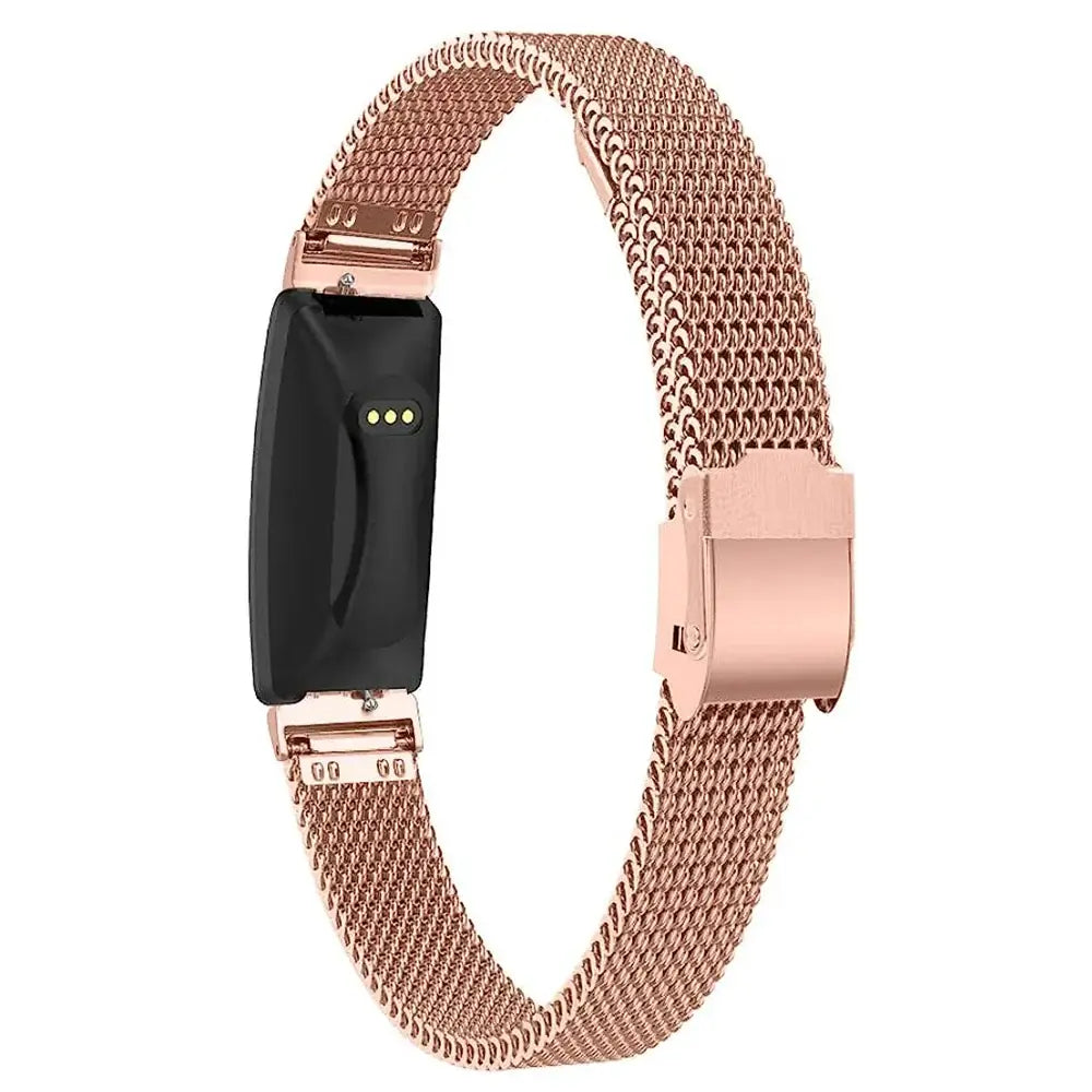 Fitbit Inspire 3, 2, 1, HR Stainless Steel Band - SJB-DIAMOND ELITES