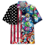 Full Print Mens Retro Bingo Game Hawaiian Shirt New In Summer Short Sleeve Button Up Beach Blouse Casual Men's Aloha Shirt Tops Lootquake LLC