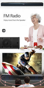 Home Theater Sound System Bluetooth Computer Speakers for TV Soundbar Box Subwoofer Radio Music Center Boom Box Column Hot Sale Lootquake LLC
